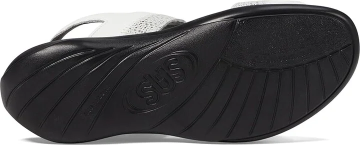 SAS Nudu Adjustable Comfort Sandal Women's Shoes White : 7 N - Narrow (AA), Leather - Image 4