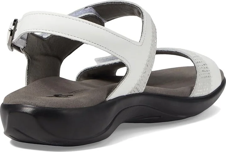 SAS Nudu Adjustable Comfort Sandal Women's Shoes White : 7 N - Narrow (AA), Leather - Image 5