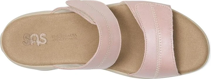 SAS Nudu Adjustable Slide Women's Slide Shoes Candy : 6.5 (WW) Double Wide, Leather - Image 2