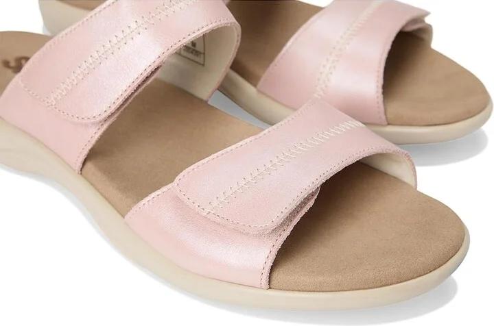 SAS Nudu Adjustable Slide Women's Slide Shoes Candy : 6.5 (WW) Double Wide, Leather - Image 7