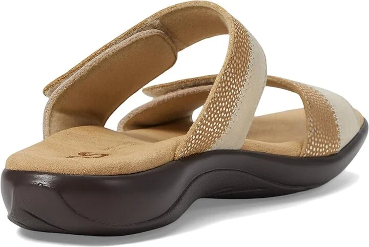 SAS Nudu Adjustable Slide Women's Slide Shoes Golden : 6 (S) Slim, Leather - Image 5