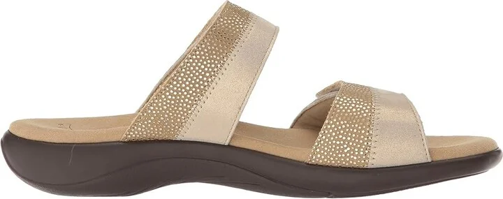 SAS Nudu Adjustable Slide Women's Slide Shoes Golden : 6 (S) Slim, Leather - Image 8