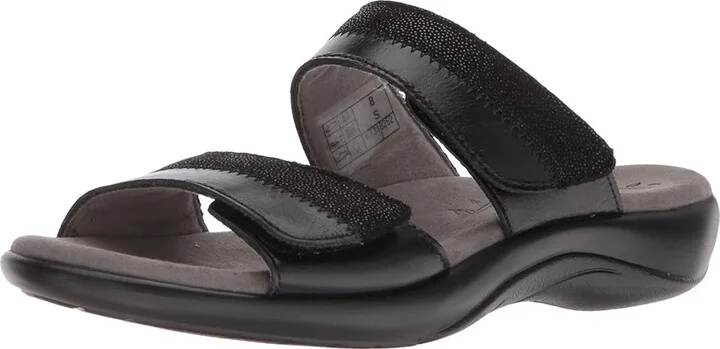 SAS Nudu Adjustable Slide Women's Slide Shoes Midnight : 7 (M) Medium, Leather - Image 2