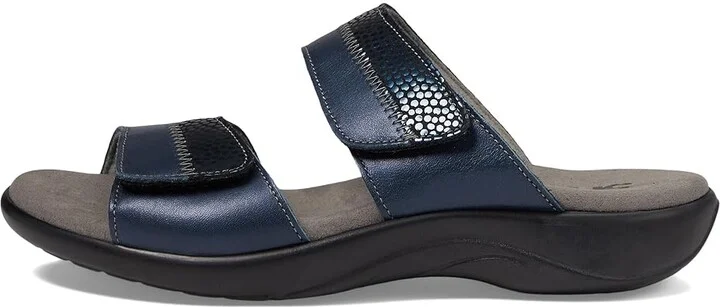 SAS Nudu Adjustable Slide Women's Slide Shoes Navy : 8 (M) Medium, Leather - Image 7