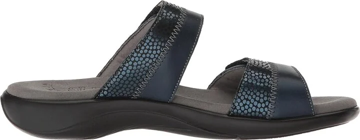 SAS Nudu Adjustable Slide Women's Slide Shoes Navy : 8 (M) Medium, Leather - Image 8
