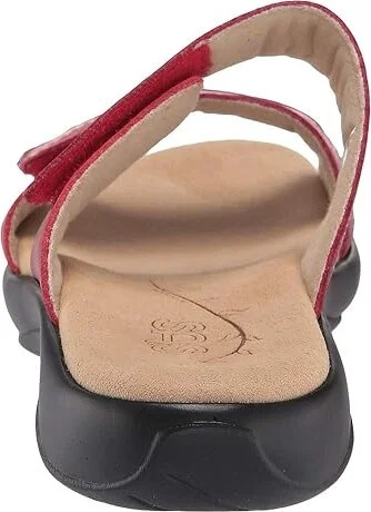 SAS Nudu Adjustable Slide Women's Slide Shoes Ruby/Cabernet : 7 (S) Slim, Leather - Image 5