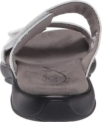 SAS Nudu Adjustable Slide Women's Slide Shoes White/Silver : 11.5 (S) Slim, Leather - Image 5