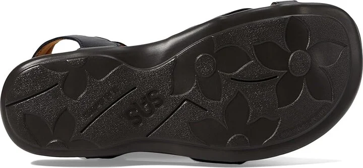 SAS Pampa Comfort Toe Loop Sandal Women's Shoes Black : 5.5 M - Medium (B), Leather - Image 4