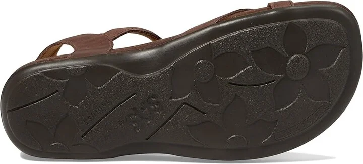 SAS Pampa Comfort Toe Loop Sandal Women's Shoes Chocolate : 5 M - Medium (B), Leather - Image 4