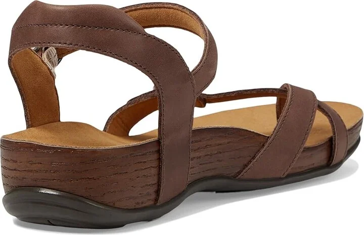 SAS Pampa Comfort Toe Loop Sandal Women's Shoes Chocolate : 5 M - Medium (B), Leather - Image 5