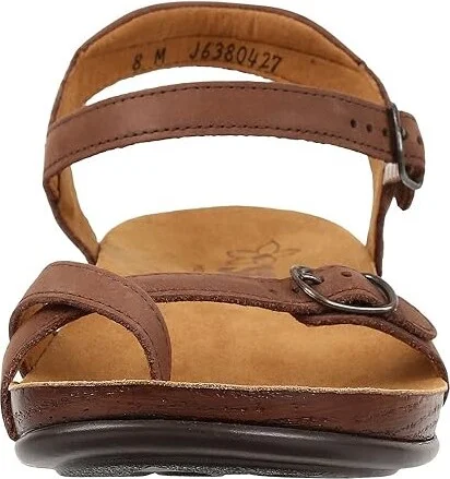 SAS Pampa Comfort Toe Loop Sandal Women's Shoes Chocolate : 5 M - Medium (B), Leather - Image 6