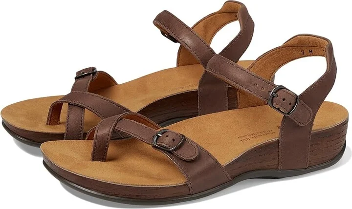 SAS Pampa Comfort Toe Loop Sandal Women's Shoes Chocolate : 5 M - Medium (B), Leather