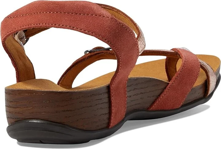 SAS Pampa Comfort Toe Loop Sandal Women's Shoes Copper : 7 M - Medium (B), Leather - Image 4
