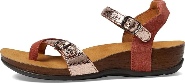 SAS Pampa Comfort Toe Loop Sandal Women's Shoes Copper : 7 M - Medium (B), Leather - Image 5