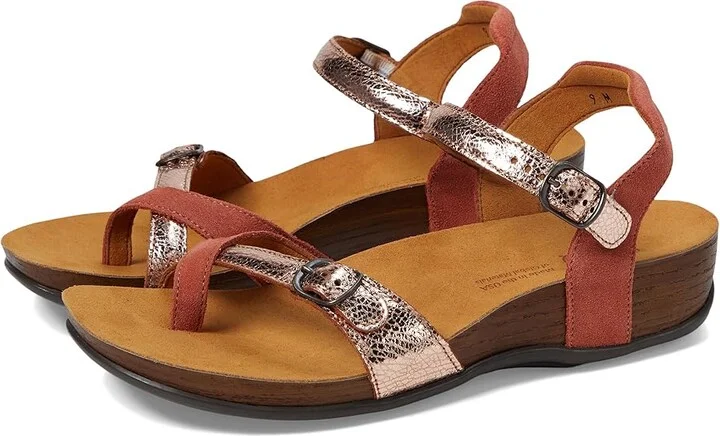 SAS Pampa Comfort Toe Loop Sandal Women's Shoes Copper : 7 M - Medium (B), Leather