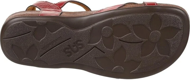 SAS Pampa Comfort Toe Loop Sandal Women's Shoes Lipstick : 5 M - Medium (B), Leather - Image 4