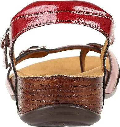 SAS Pampa Comfort Toe Loop Sandal Women's Shoes Lipstick : 5 M - Medium (B), Leather - Image 5