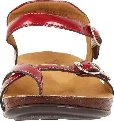 SAS Pampa Comfort Toe Loop Sandal Women's Shoes Lipstick : 5 M - Medium (B), Leather - Image 6