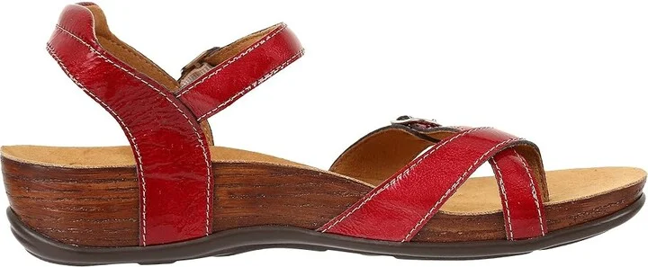 SAS Pampa Comfort Toe Loop Sandal Women's Shoes Lipstick : 5 M - Medium (B), Leather - Image 8