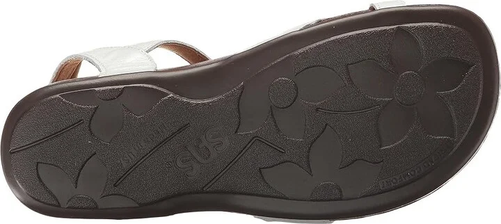 SAS Pampa Comfort Toe Loop Sandal Women's Shoes Pearl White : 5 M - Medium (B), Leather - Image 4