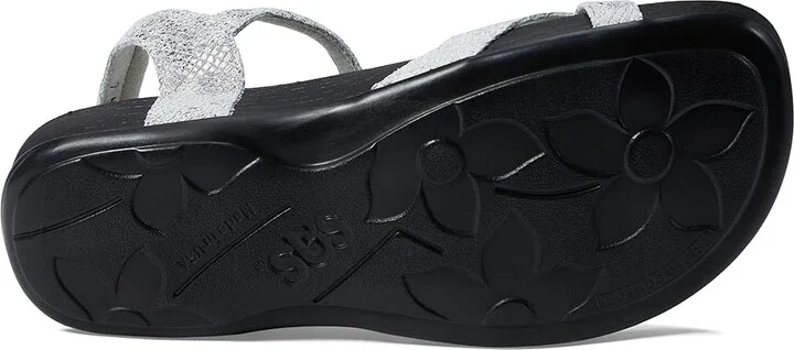 SAS Pampa Comfort Toe Loop Sandal Women's Shoes Plata : 5 M - Medium (B), Leather - Image 3