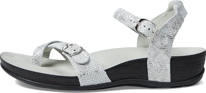 SAS Pampa Comfort Toe Loop Sandal Women's Shoes Plata : 5 M - Medium (B), Leather - Image 5