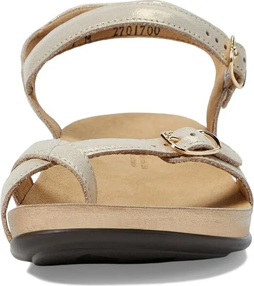 SAS Pampa Comfort Toe Loop Sandal Women's Shoes Soft Gold : 8 W - Wide (C), Leather - Image 2