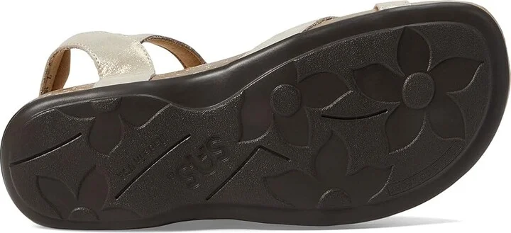 SAS Pampa Comfort Toe Loop Sandal Women's Shoes Soft Gold : 8 W - Wide (C), Leather - Image 3