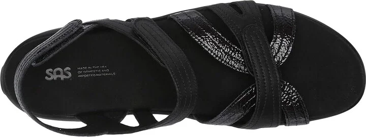 SAS Pier Women's Shoes Black : 7 S - Slim (AAA), Leather - Image 3