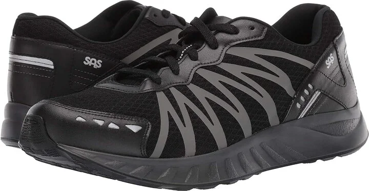 SAS Pursuit Men's Shoes Black/Gray : 8.5 M - Medium (D), Textile