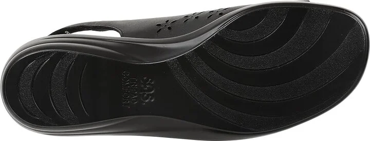 SAS Quatro Adjustable Comfort Sandal Women's Shoes Black : 6 WW - Double Wide (D), Leather - Image 4