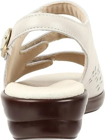 SAS Quatro Adjustable Comfort Sandal Women's Shoes Bone : 6.5 M - Medium (B), Leather - Image 5