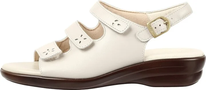 SAS Quatro Adjustable Comfort Sandal Women's Shoes Bone : 6.5 M - Medium (B), Leather - Image 7
