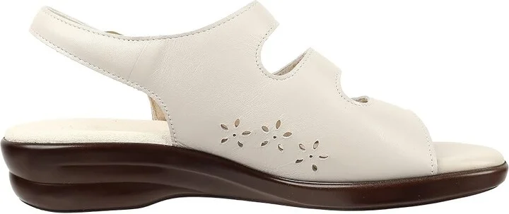 SAS Quatro Adjustable Comfort Sandal Women's Shoes Bone : 6.5 M - Medium (B), Leather - Image 8