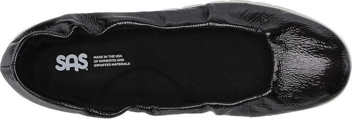 SAS Radiant Comfort Ballet Flat Women's Shoes Carbon : 7 N - Narrow (AA), Leather - Image 3