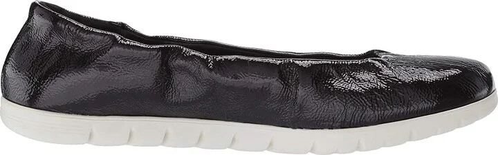 SAS Radiant Comfort Ballet Flat Women's Shoes Carbon : 7 N - Narrow (AA), Leather - Image 8