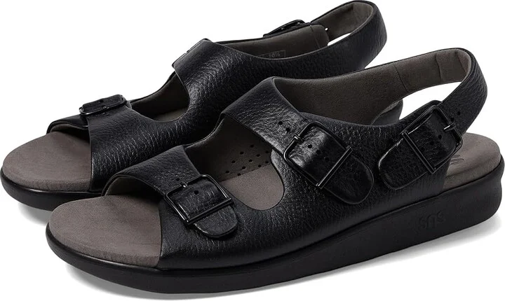 SAS Relaxed Comfort Sandal Women's Shoes Black : 7 N - Narrow (AA)