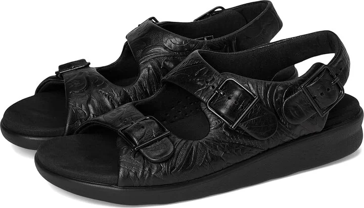 SAS Relaxed Comfort Sandal Women's Shoes Black Larse : 5.5 M - Medium (B)