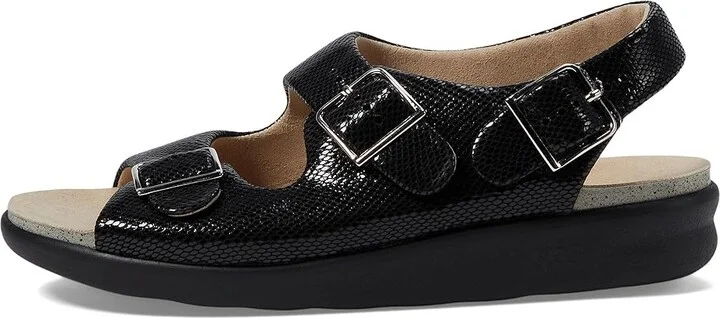 SAS Relaxed Comfort Sandal Women's Shoes Black Snake : 5 M - Medium (B) - Image 7