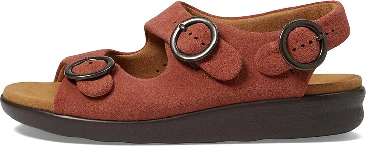 SAS Relaxed Comfort Sandal Women's Shoes Rust : 7 W - Wide (C) - Image 5