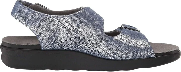 SAS Relaxed Comfort Sandal Women's Shoes Silver/Blue : 7 M - Medium (B) - Image 8