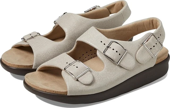 SAS Relaxed Comfort Sandal Women's Shoes Web Linen : 5 M - Medium (B)