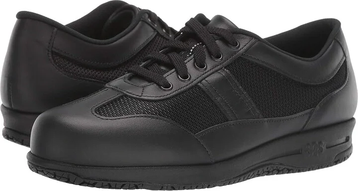 SAS Reverie Non-Slip Comfort Lace Up Women's Shoes Black : 9 S - Slim (AAA)