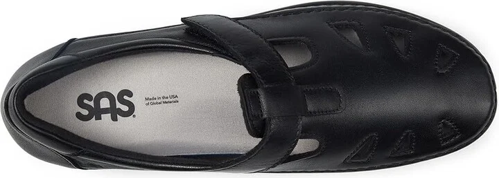 SAS Roamer T-Strap Comfort Loafer Women's Shoes Black : 7 S - Slim (AAA), Leather - Image 3