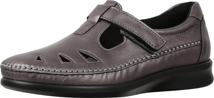 SAS Roamer T-Strap Comfort Loafer Women's Shoes Santolina : 7 M - Medium (B), Leather - Image 2