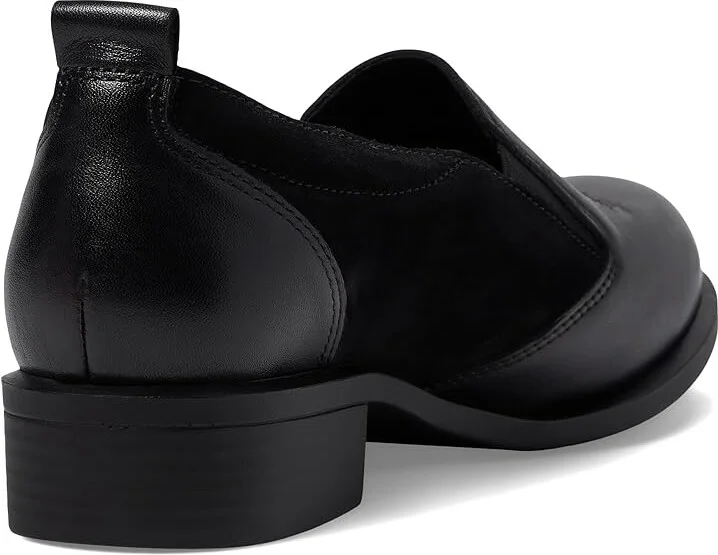 SAS Saddle Slip On Loafer Women's Flat Shoes Black : 7 M - Medium (B), Leather - Image 4