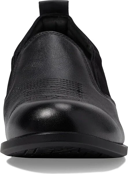 SAS Saddle Slip On Loafer Women's Flat Shoes Black : 7 M - Medium (B), Leather - Image 5