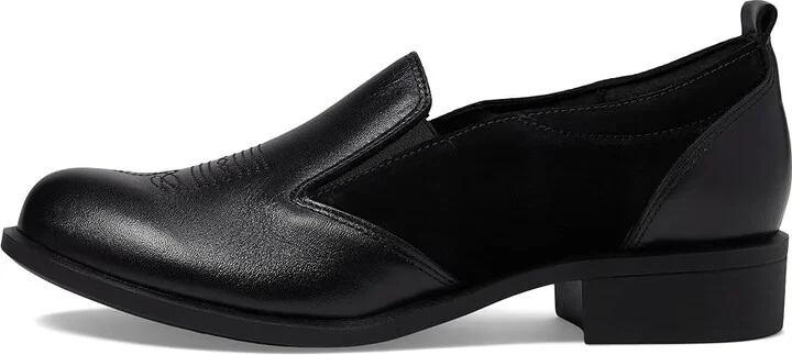 SAS Saddle Slip On Loafer Women's Flat Shoes Black : 7 M - Medium (B), Leather - Image 6