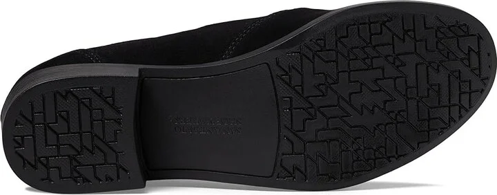 SAS Saddle Slip On Loafer Women's Flat Shoes Black Suede : 7 M - Medium (B), Leather - Image 3
