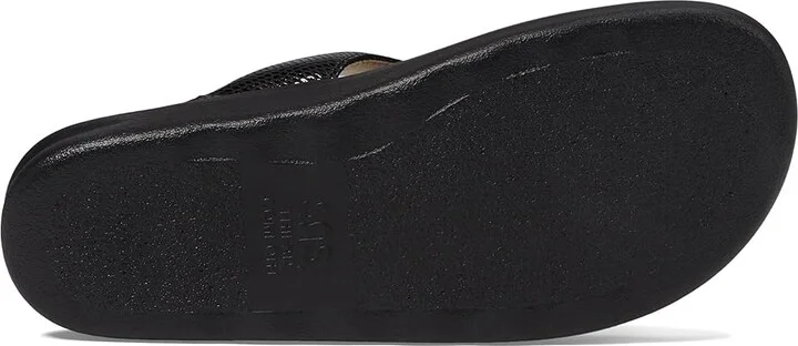 SAS Sanibel Comfort Thong Sandal Women's Shoes Black Snake : 10.5 W - Wide (C), Leather - Image 4